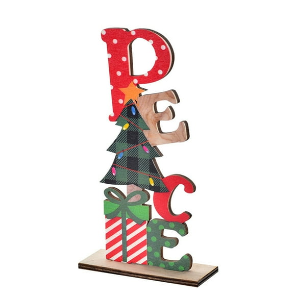 Cateissary Adorno navideño con letras de para Festival, Navidad, hogar, comedor, Bar, Hotel, cafetería, sala de estar, dormitorio, decoración para Kits de decoración para fiestas tipo 6 Cateissary HA069340-06