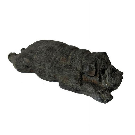 6" Sleepy Bulldog Indoor Outdoor Statue