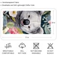 thumbnail image 2 of Koala Elegant Translucent Chiffon Silk Scarf Lightweight Breathable 180*73, 2 of 6