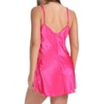 thumbnail image 4 of Women's X20015 Plus Size Charmeuse Lace Up Chemise, 4 of 4