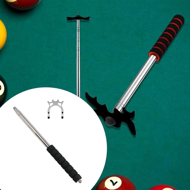 Tête De Pont Pour Queue De Billard – En Bois, Plusieurs Hauteurs, Avec Anneau En Caoutchouc, Pour Adultes Et Enfants, Utilisation Club Ou Maison
