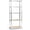 Silver, variant on WSA 5-Tier Heavy Duty Shelves Metal Shelving Pack of 1 Adjustable Garage Storage Rack Boltless Steel Shelves Warehouse Organizer for Basement Pantry & Garage, Black (70.8" H x 35.4" W x 15.7" D)