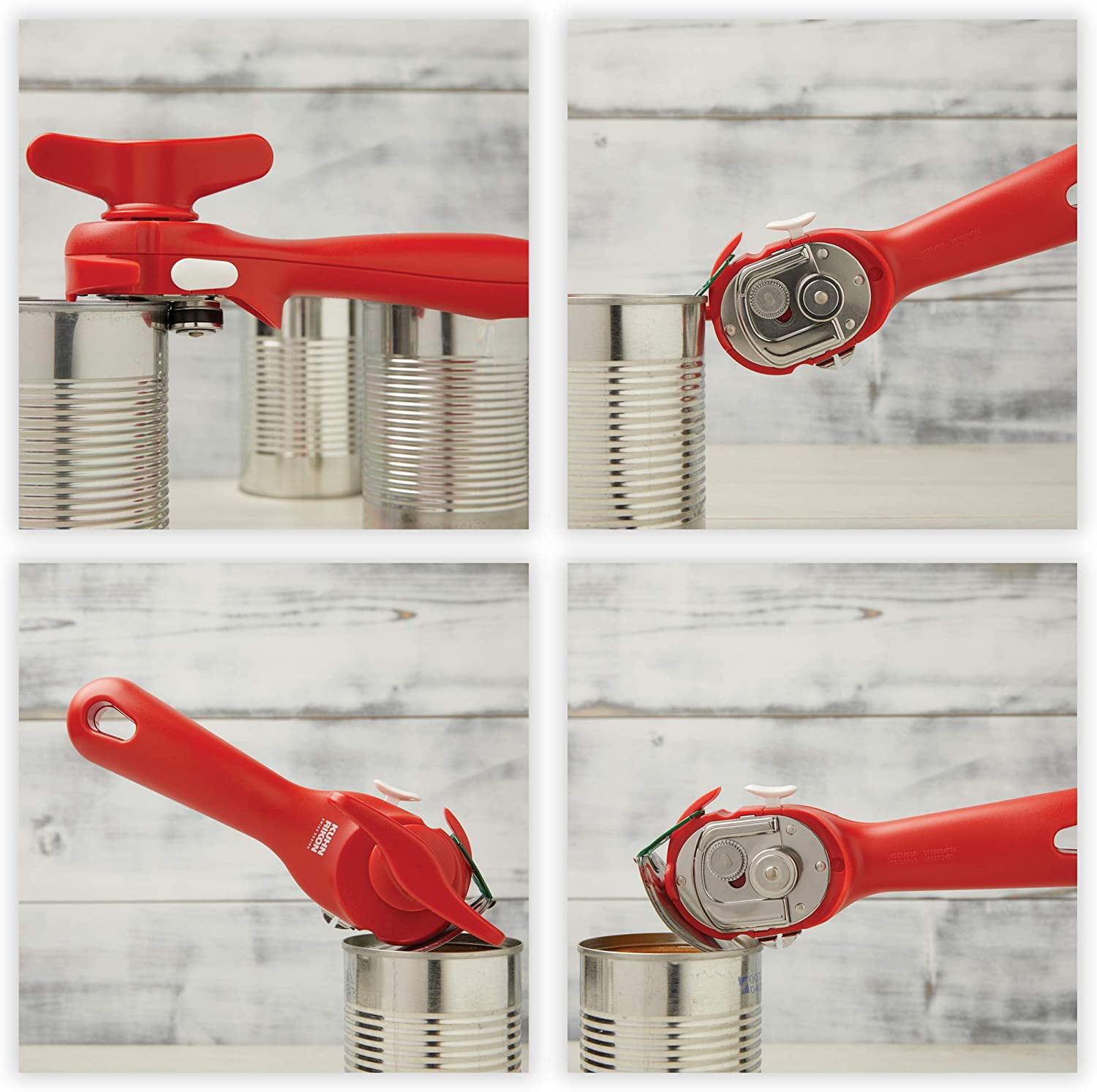 Kuhn Rikon Auto Safety LidLifter/Can Opener with Ring-Pull, 8 x