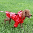 thumbnail image 3 of LAIQIEN Dog Waterproof Raincoats Ponchos Hoodie with Reflective Stripes 4 Sizes to Choose Adjustable Pet Rain Rainwear, 3 of 14
