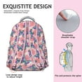 thumbnail image 5 of Butterfly Themed Bookbag for Women - Lightweight Backpack with Large Capacity, Padded Straps, Perfect for Commuting, 5 of 6