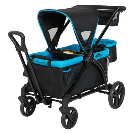 UPC: 0090014028671 | Baby Trend Expedition 2 in 1 Push or Pull Stroller Wagon w/ Canopy Blue