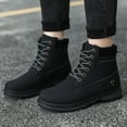 thumbnail image 4 of Willtoo Women Work Boots - Waterproof Hiking Outdoor Lightweight Construction Comfortable Black, 4 of 6