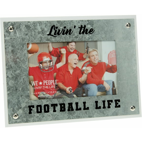 Football - 8.5" x 6.5" Frame (Holds 4" x 6" Photo)