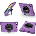 thumbnail image 4 of Case for iPad 6th 5th Generation 9.7 inch 2018 2017 / iPad Pro 9.7 / iPad Air 2 Protective Cover with 360° Rotating Stand, Hand/Shoulder Strap, Pencil Holder, 4 of 7