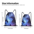 thumbnail image 3 of Kuqiui Red And Blue Fire Dragon Print Drawstring Backpack Drawstring Bags,Draw String Back Bag Drawstring Bags for Sports,Gym,Travel,Swimming,Beach, 3 of 8