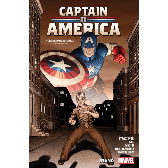 Pre-Owned Captain America by J. Michael Straczynski Vol. 1: Stand (Paperback) by J Michael Straczynski, Jesus Saiz