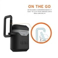 thumbnail image 6 of UAG Compatible with Airpods (1st & 2nd Gen) Case Full-Body Protective Soft-Touch Silicone Case with Detachable Carabiner, Standard Issue Hard Case_001, Black/Grey, 6 of 8