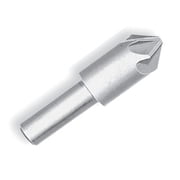 Drill America 1/2-100 HSS 6 Flute Chatterless Countersink