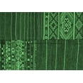 thumbnail image 1 of Ahgly Company Indoor Rectangle Patchwork Emerald Green Transitional Area Rugs, 8' x 10', 1 of 4