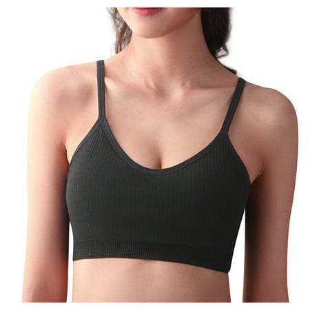 

Hunpta Bralettes For Women Sexy Beauty Back Strap Unrimming Sport Breast Underwear Bra