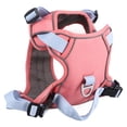 thumbnail image 1 of Chaleco con arnés ajustable ANGGREK rosa para perros para caminar al aire libre, 1 of 8