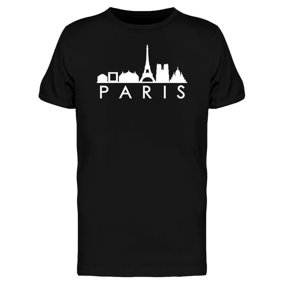 Paris City Skyline Graphic Tee Men's -Image by Shutterstock