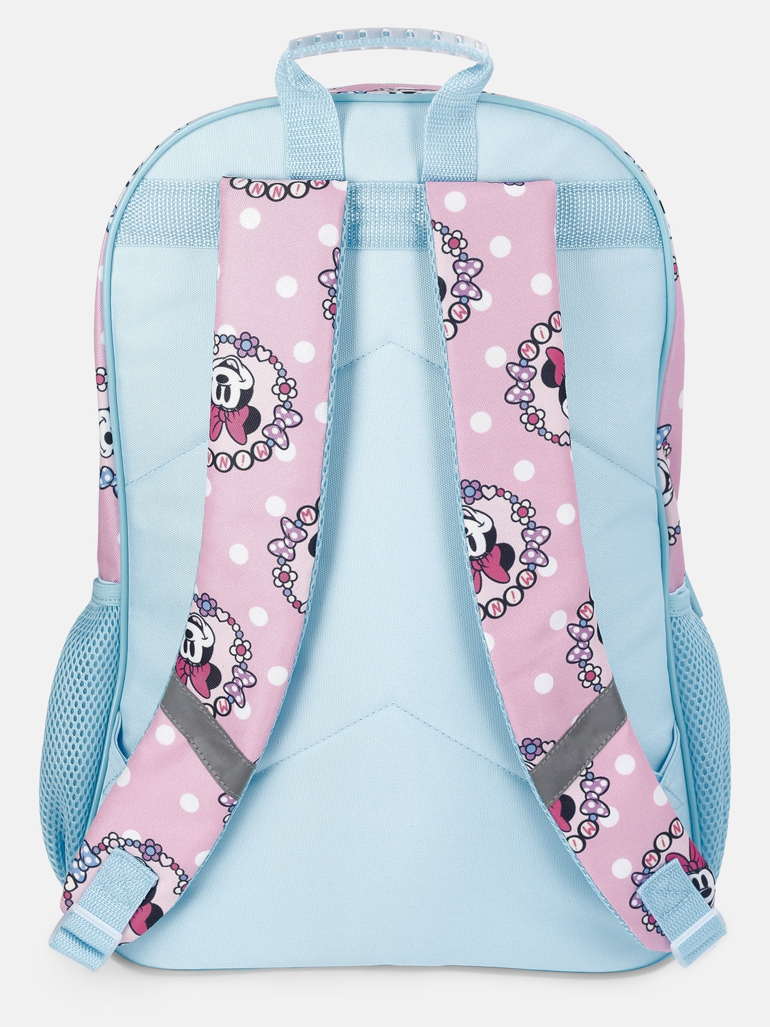 Disney Minnie Mouse Girls 17" Modern Backpack Set, Pink