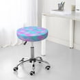 thumbnail image 7 of Round Bar Stool Seat Covers, Purple Dragon Scales Elastic Round Chair Cover Stool Seat Slipcover Bar Stool Cushions Round Pad for 12-14 inch, 7 of 7