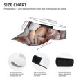 thumbnail image 2 of Kdxio Sea Shells Print Sun Visor Hat Golf Visor Adjustable Velcro Outdoor Sports Cap for Men Women, 2 of 6