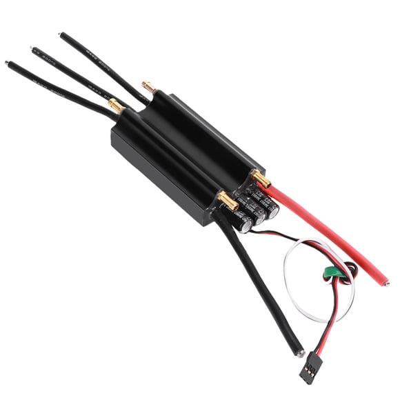 Controlador electrónico de velocidad ESC sin escobillas para barco RC de 120 A, resistente al agua, accesorio para barco RC