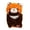 Orange Brown Raccoon, variant on Plush Toy Stuffed Slap Bracelets, Cartoon Animal Slap Bracelets Christmas Party Gifts