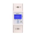 thumbnail image 1 of Medidor de energía monofásico 5-80A 230V 50Hz Medidor de energía monofásico con retroiluminación LCD, medidor de KWh de montaje en carril DIN DDS015, medidor de vatios KWh (230V 5-80A 50Hz), 1 pieza, 1 of 4