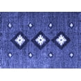 thumbnail image 1 of Ahgly Company Machine Washable Indoor Rectangle Abstract Blue Contemporary Area Rugs, 7' x 10', 1 of 4