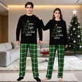 thumbnail image 2 of LuLiaMenton Christian Christmas Pajamas Jesus Is The Light Plaid Pjs Set, Men 2XL, 2 of 6