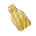 thumbnail image 2 of jinwen Car Bamboo Seat Backrest Cushion Breathable for Summer Sturdy Versatile Yellow, 2 of 9