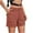 Pink-02, variant on Mitankcoo Women's High-Waist Stretchy Cargo Shorts - Trendy Solid Color Hot Pants for Summer
