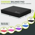 thumbnail image 2 of ProsourceFit Exercise Balance Pad made with Non-Slip Cushioned Foam 15.5"x 12.5", 2 of 6