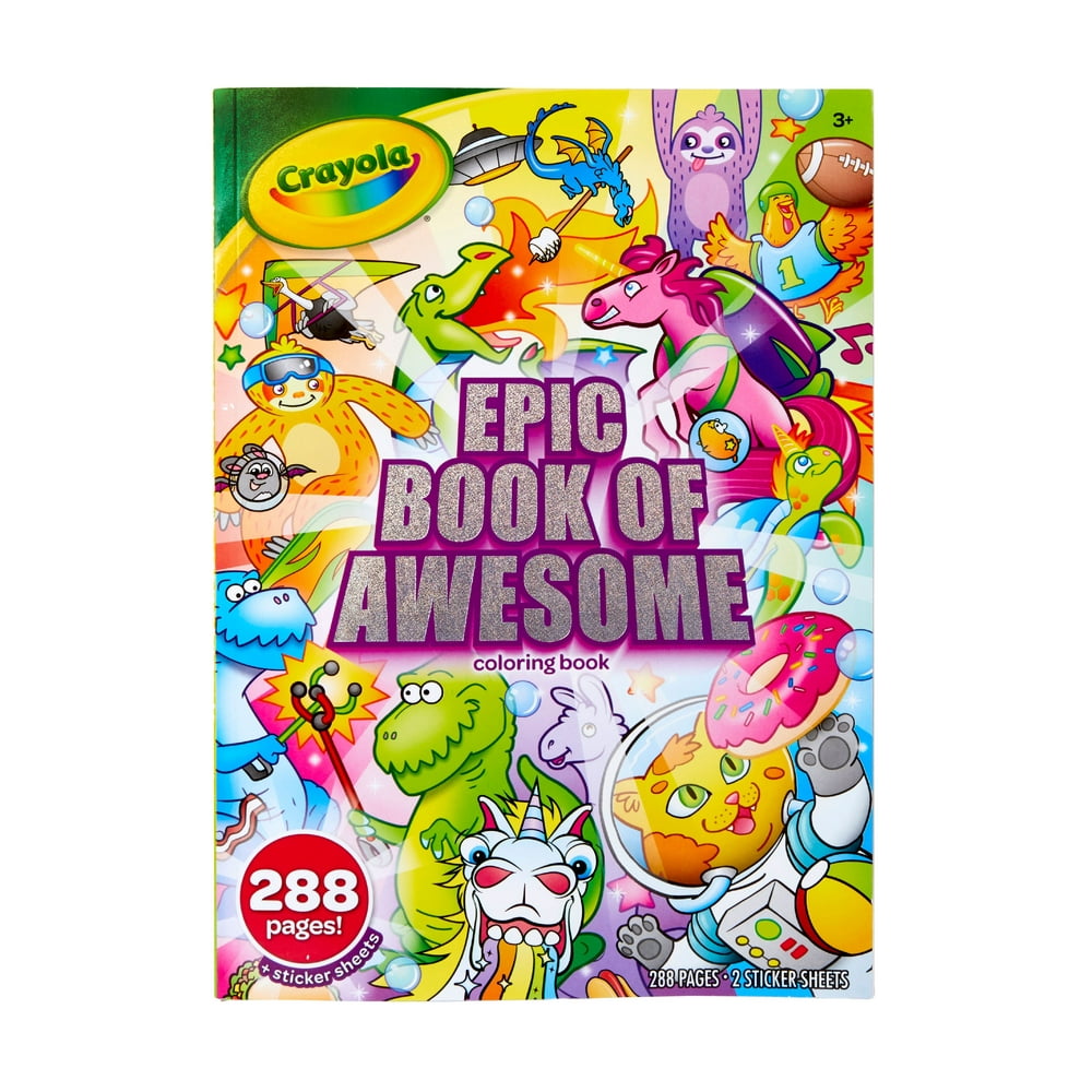 Crayola Epic Book of Awesome Coloring Book
