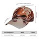 thumbnail image 2 of Fotbe Coffee Beans Chocolate Splash Gorro Clásico de Béisbol, Gorra Ajustable con Broche Snapback, Gorro de Exterior de Algodón Suave, 2 of 6