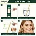 thumbnail image 6 of FREEGRIN 12 Pack Natural Miswak Sticks, Organic Wooden Miswak Toothbrush for Healthy Gums & Fresher Breath, No Toothpaste Required, Mint Flavor, 6 of 12