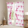 thumbnail image 3 of jejeloiu Bowtie Monogrammed K Curtains Pack of 2 (42x84 Each),Cartoon Bow Knot Curtains Blackout,Pink Kawaii Bowknot Bedroom Curtains For Girl Teens,Ultra Soft Bedroom Decor, 3 of 6