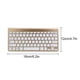 thumbnail image 2 of Teclado inalámbrico Mouse 2.4G Mini juego combinado de teclado multimedia para computadora portátil, computadora de escritorio, TV, suministros de oficina, dorado tholdsy EL2198-01B, 2 of 2