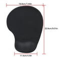 thumbnail image 2 of enqiretly Wrist Support Mouse Mat Non-Slip Rubber Base Mice Pad Laptop Computer Accessories, 2 of 5