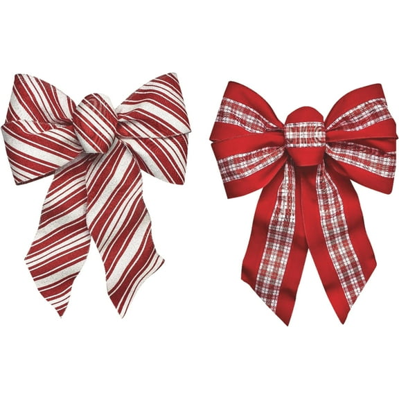Holiday Trims 12x18 Asst Trad Wire Bow 7958 Pack of 12
