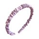 thumbnail image 1 of Diadema fruncida de satén plisada, diadema con volantes, accesorios para el cabello de moda para mujeres y niñas, 1 of 2