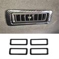 thumbnail image 2 of For Fortuner 2024 ABS Carbon Fiber Car Rear Roof Air Outlet Vent Cover Trim Decoration Accessories, 2 of 5
