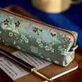 thumbnail image 2 of Vintage Pencil Case Embroidery Pen Pouch Zipper Pencil Bag Women Cosmetic Makeup Bag Coin Purse for Office Organizer Storage Bag, 2 of 6