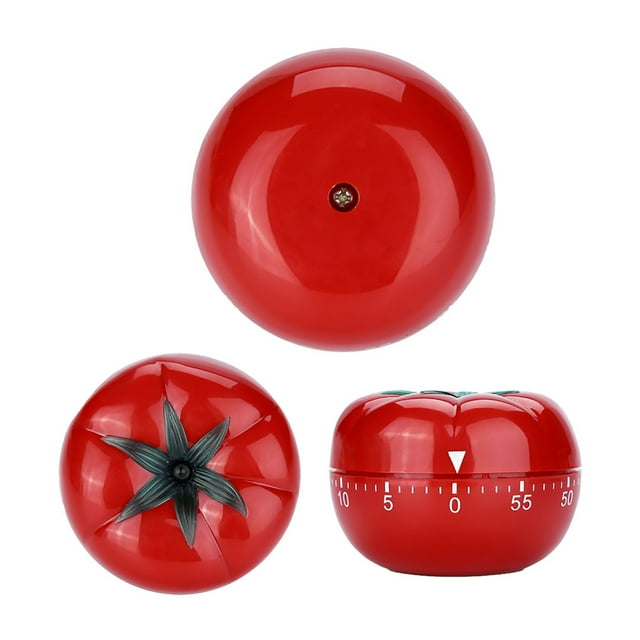 Temporizador de Cocina ANGGREK Mecánico 60 Minutos Rojo