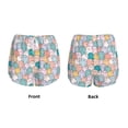 thumbnail image 3 of Rateoe Colorful Cute Pig Printed 2 in 1 Women's Workout Shorts for Athletic Gym Running Shorts with Phone Pockets-X-Large, 3 of 7
