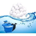 thumbnail image 1 of Strong Filtration Capacity Pool Filter Ball, Eco-Friendly Fiber for Above Ground Pool Replace Pool Filter Sand, High Filtration Strength & Fast Filtration Speed for Swimming, 1 of 5