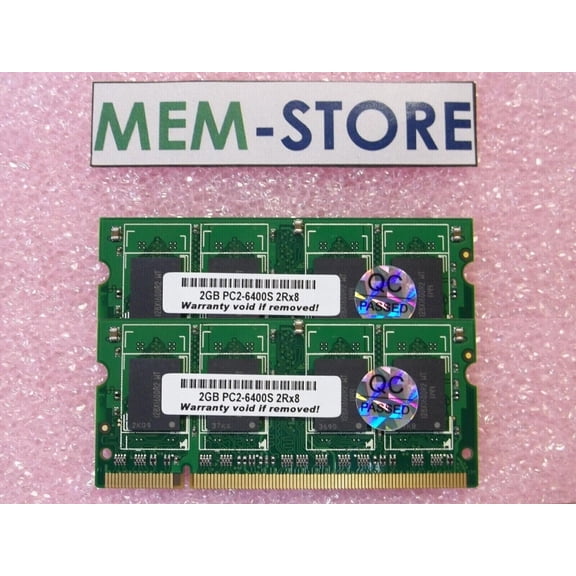 MB413G/B-MB 4GB (2x2GB) DDR2-800 SODIMM Memory RAM for Apple MacBook (MC240LL/A) (3rd Party)