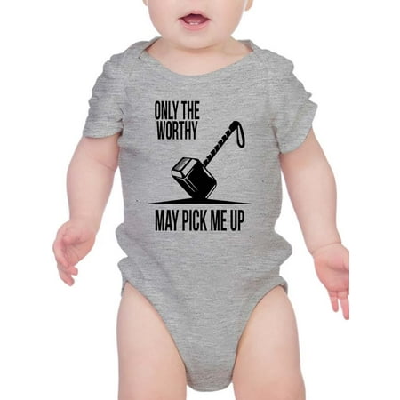 

Only The Worthy May Pick Me Up. Bodysuit Infant -Smartprints Designs 6 Months