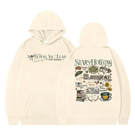 Stars Hollow Hoodie, Stars Hollow Where You Lead I Will Follow Hoodie, Stars Hollow Luke's Diner Hoodie, Stars Hollow Hoodie