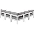thumbnail image 3 of Meridian Furniture Nizuc Grey Outdoor Patio Modular Sectional, 3 of 8