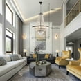 thumbnail image 2 of Modern 9-Light French Empire Country Foyer Chandelier Pendant Lamp Lighting, 2 of 12